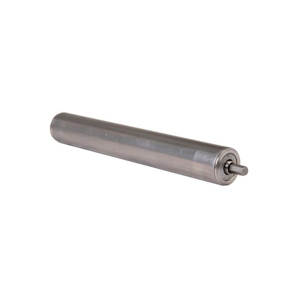 Omni Metalcraft 1-3/8" Dia. x 16 Ga. Stainless Steel Roller for 15" O.A.W. Omni Conveyors 42007-15-O - main